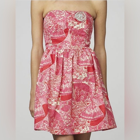 Lilly Pulitzer Women’s Pocket Sari "Its Getting Hot in Here" Mini Dress - Size 4 - Picture 1 of 9
